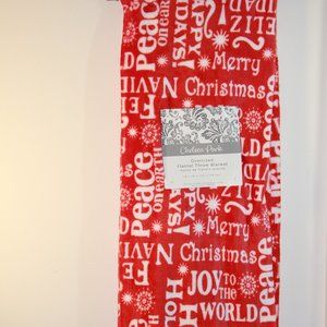 Christmas super soft throw